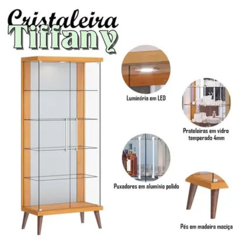 Cristaleira Imcal Tiffany 22881 Nature - Imagem 3