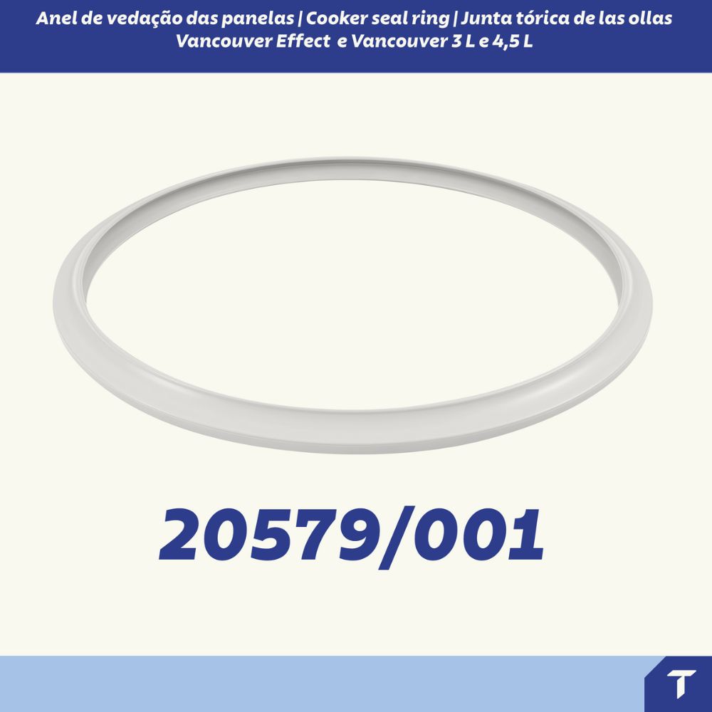 Panela de Pressão Tramontina Vancouver Effect 4,5L Vermelha - Imagem 5