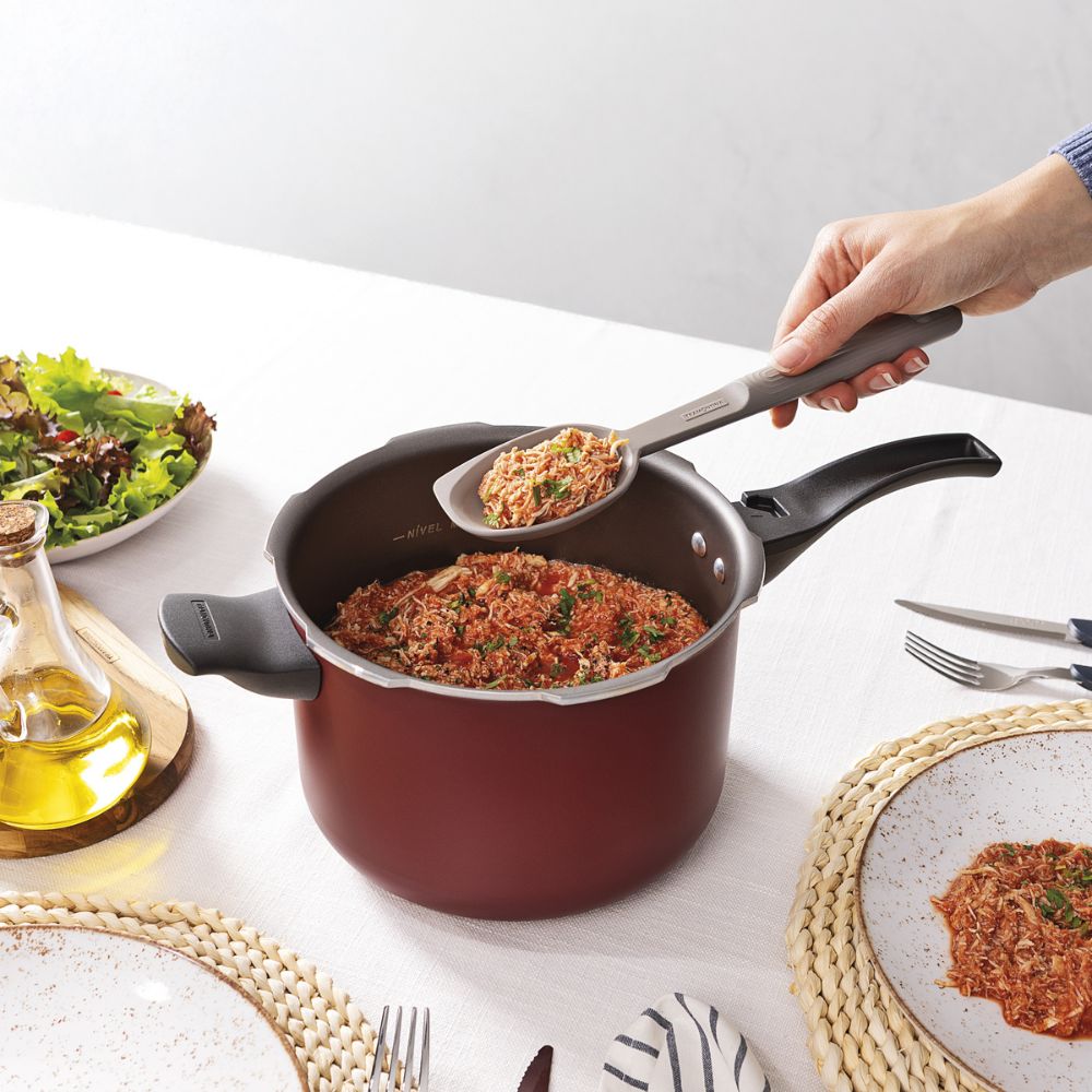 Panela de Pressão Tramontina Vancouver Effect 4,5L Vermelha - Imagem 7