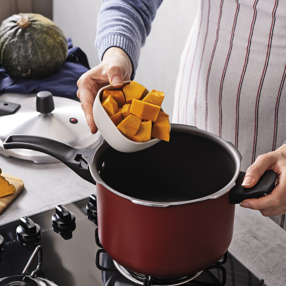 Panela de Pressão Tramontina Vancouver Effect 4,5L Vermelha - Imagem 9