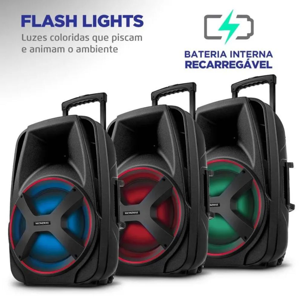 Caixa Amplificada Mondial Connect Power II CM-550 - Imagem 5