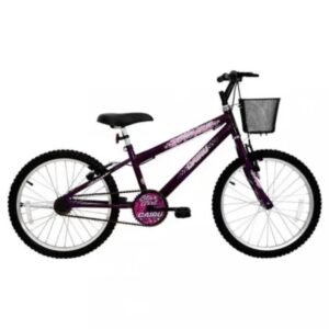 Bicicleta Cairu Star Girl Aro 20 Violeta