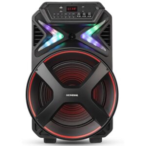 Caixa de Som Amplificada Mondial Connect Lights Plus