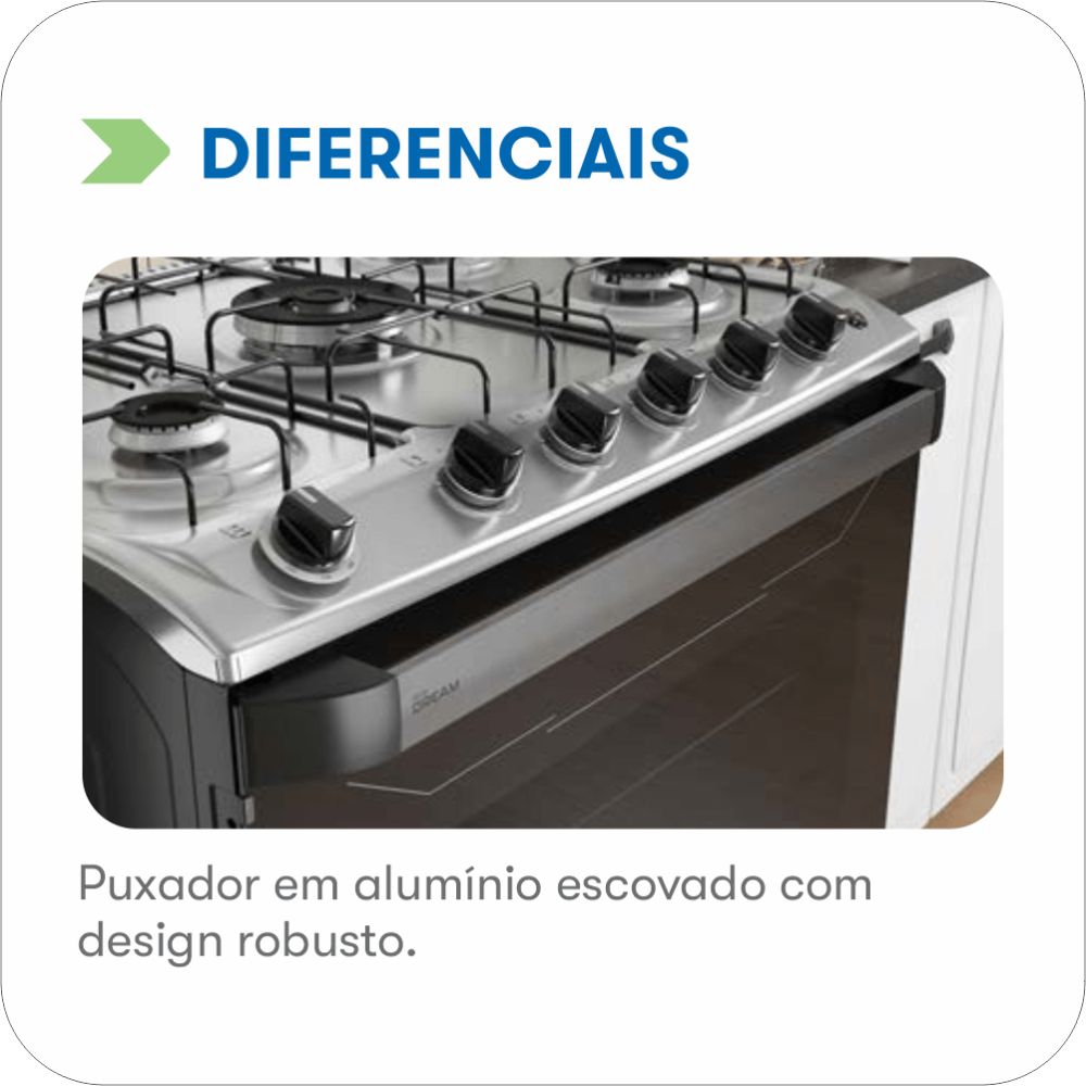 Fogão Itatiaia New Dream 5 Bocas Branco - Imagem 10