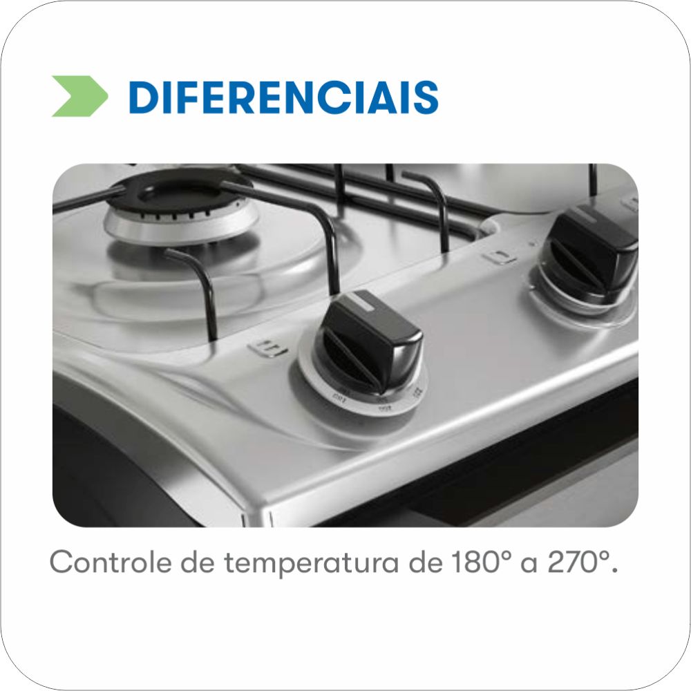 Fogão Itatiaia New Dream 4 Bocas Branco - Imagem 11