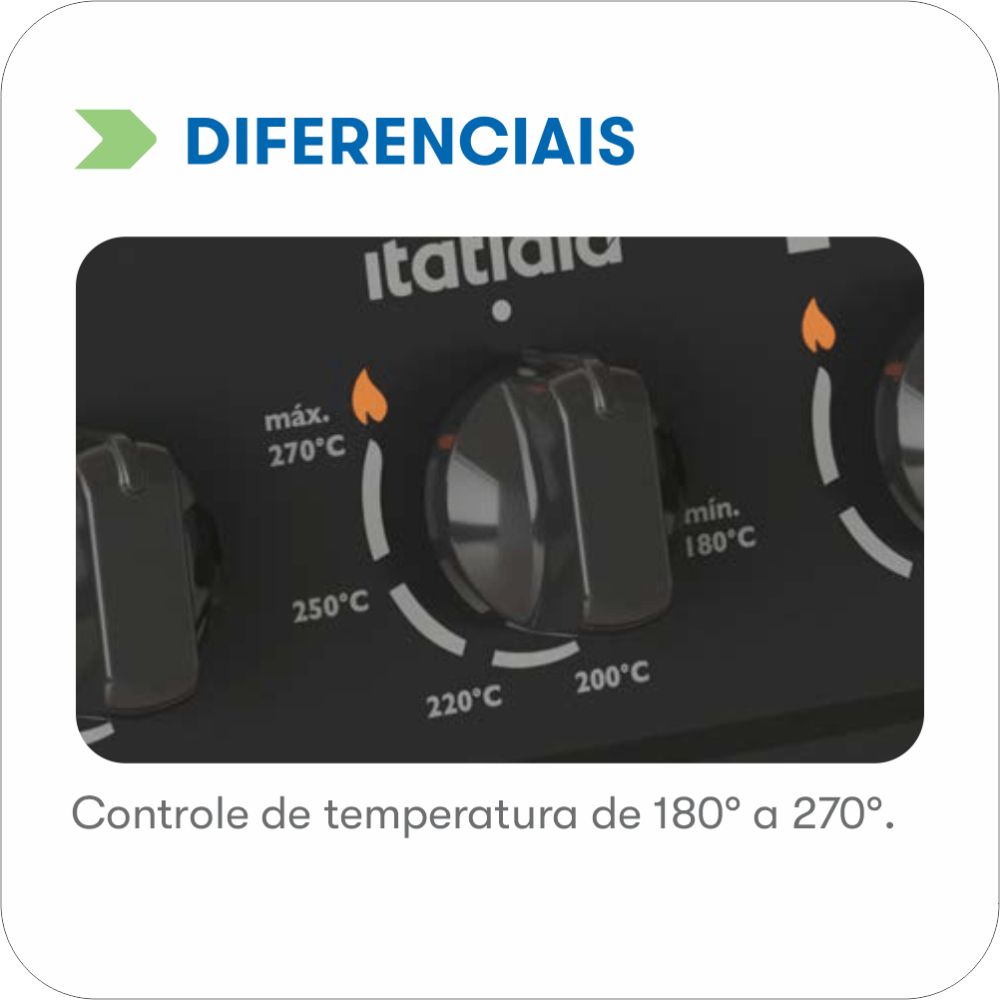 Fogão Itatiaia Star Clean New 4 Bocas Branco - Imagem 11