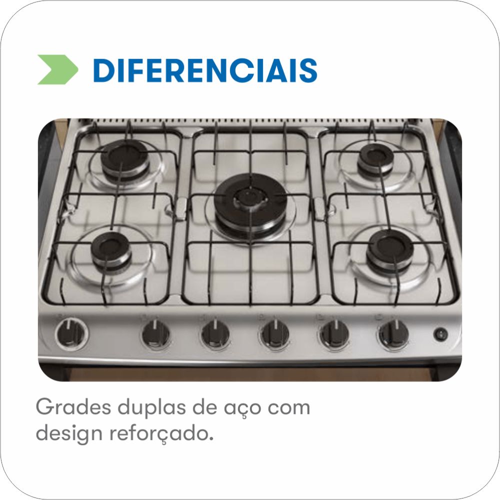 Fogão Itatiaia New Dream 5 Bocas Branco - Imagem 11