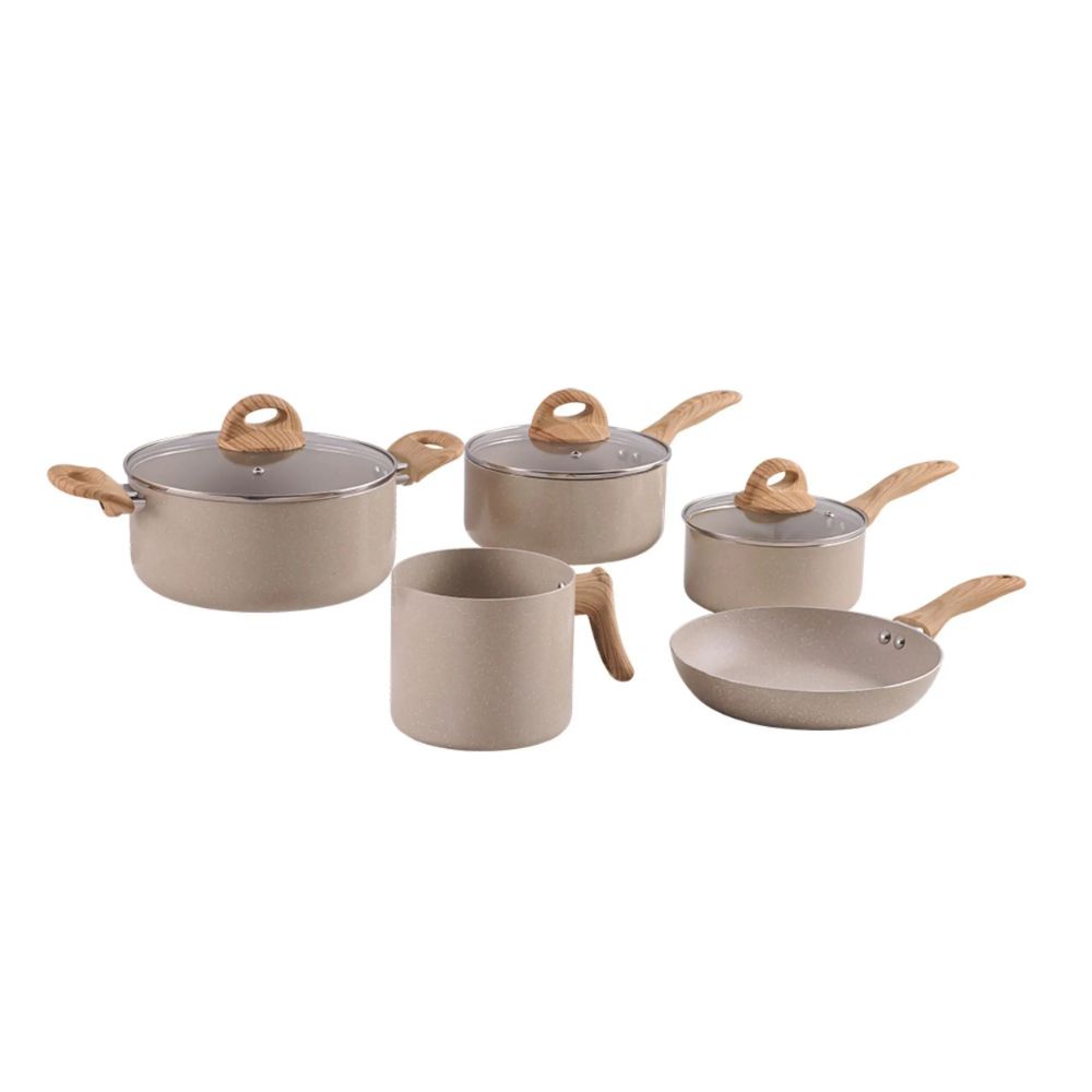 Jogo de Panelas Brinox Ceramic Life Smart Plus 5 Peças Areia - Imagem 14