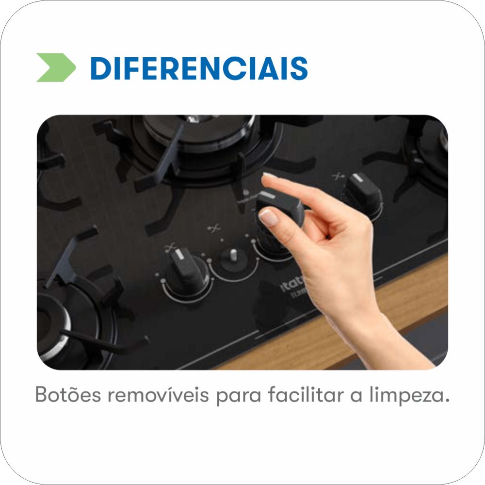 Cooktop Itamaster 4 Bocas Preto - Imagem 15