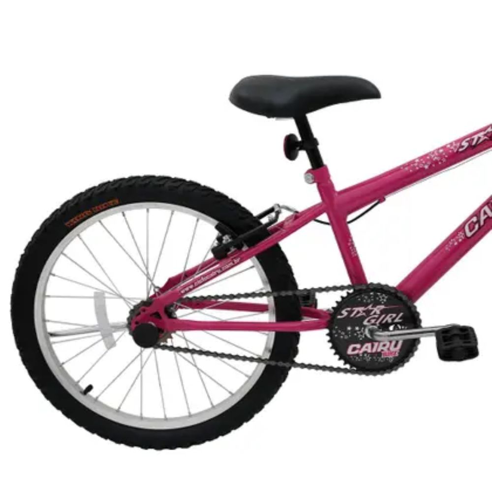 Bicicleta Cairu Star Girl Aro 20 Rosa - Imagem 2