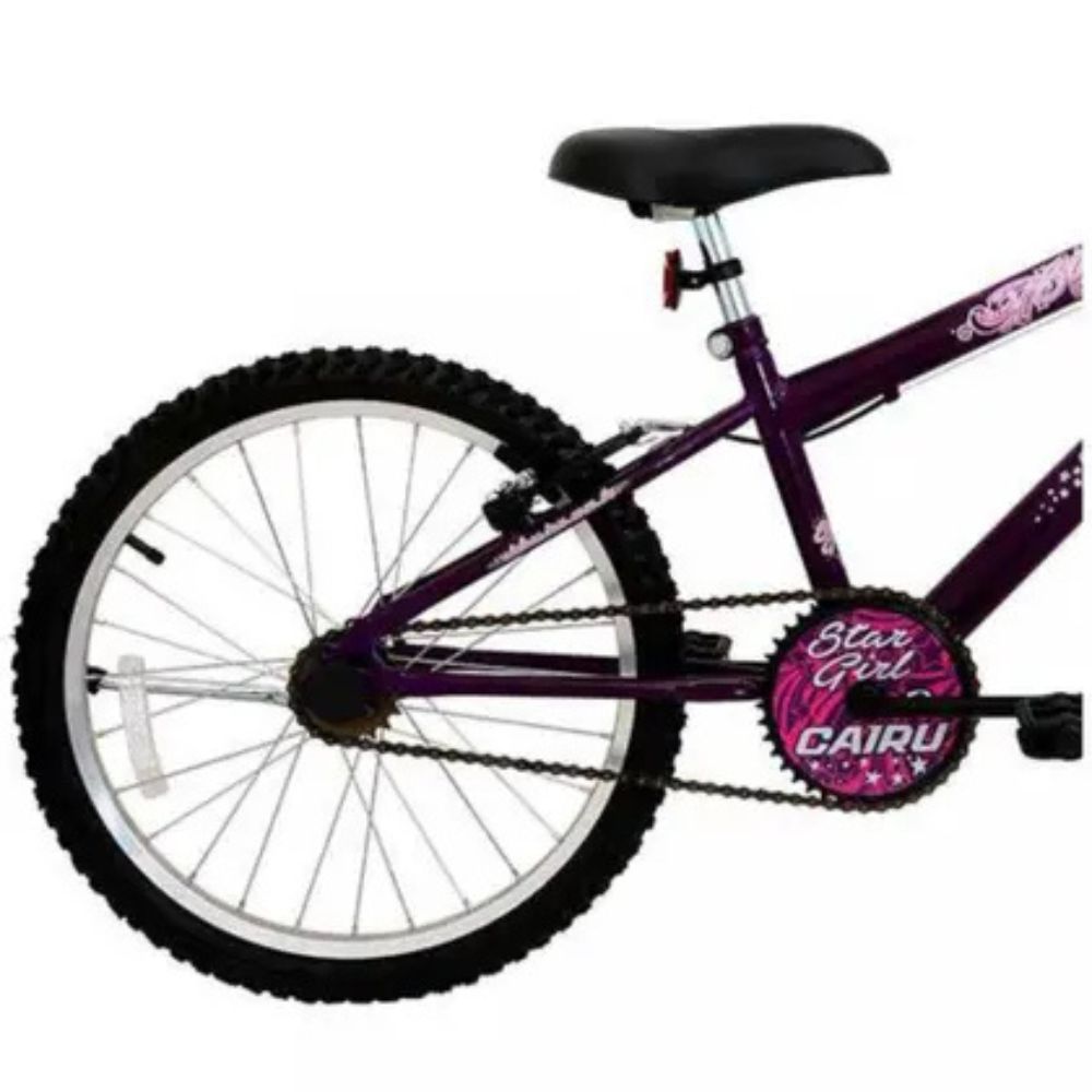 Bicicleta Cairu Star Girl Aro 20 Violeta - Imagem 2