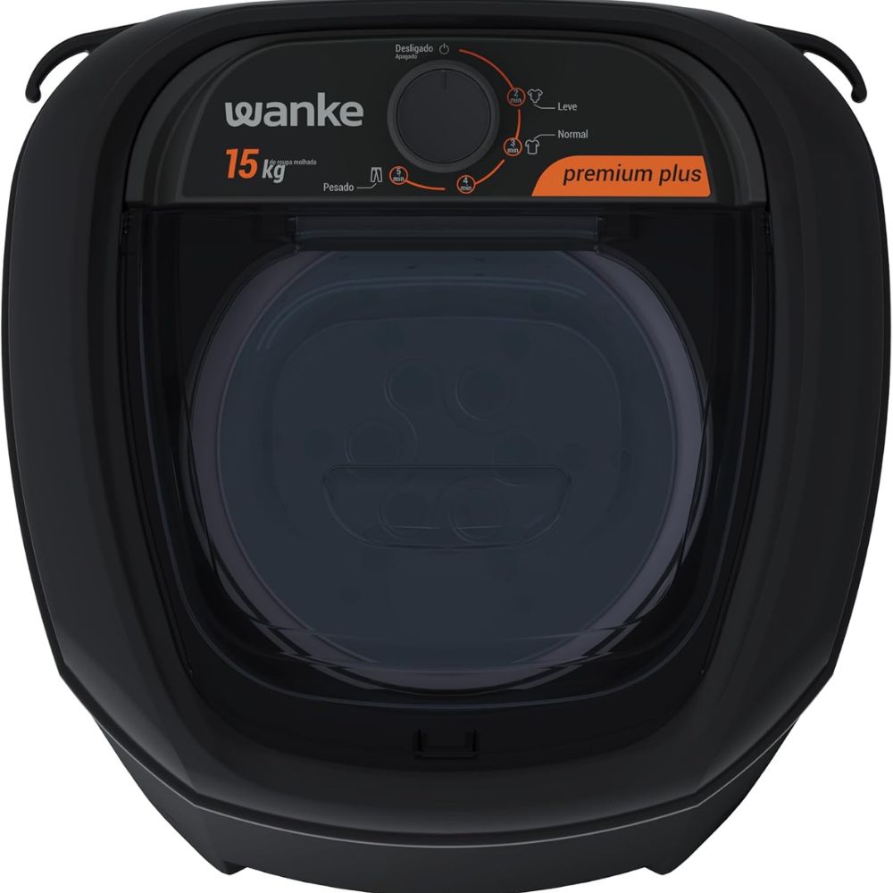Centrífuga de Roupas Wanke Premium Plus 15kg Preta - Imagem 2