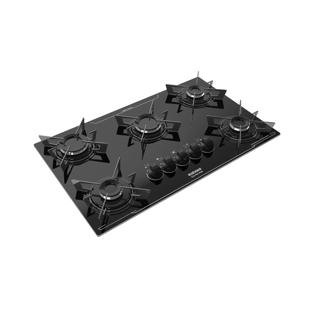 Cooktop Itatiaia Electra Plus 5 Bocas Bivolt Preto - Imagem 2