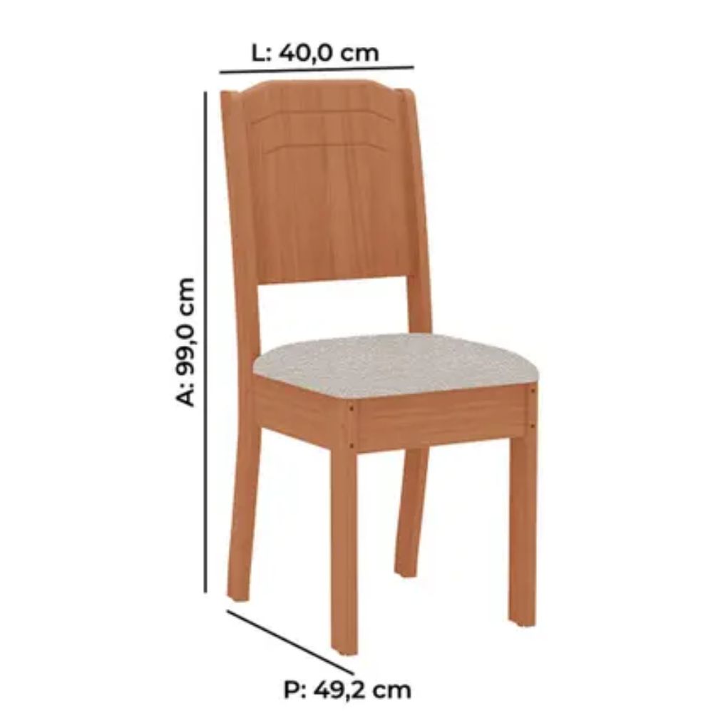 Conjunto de Mesa Tuboarte Star com 4 Cadeiras - Imagem 2