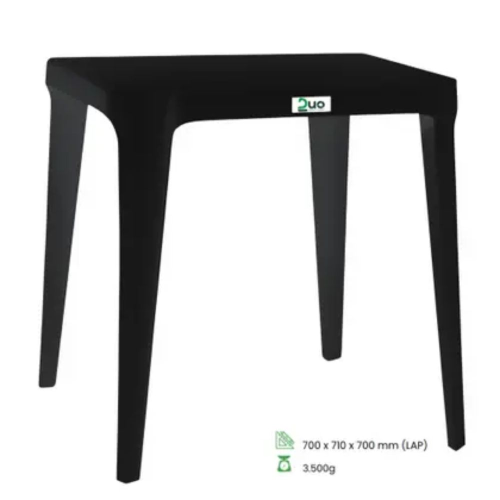 Mesa Duoplastic Preta - Imagem 2