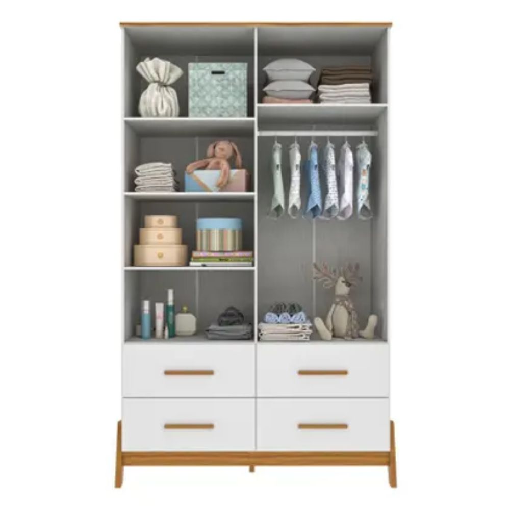 Guarda-Roupa Guti 4 Portas em MDF - Imagem 2
