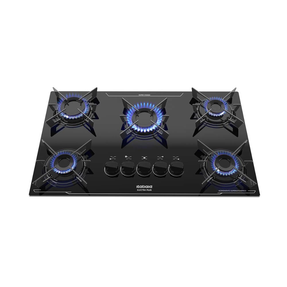 Cooktop Itatiaia Electra Plus 5 Bocas Bivolt Preto - Imagem 3