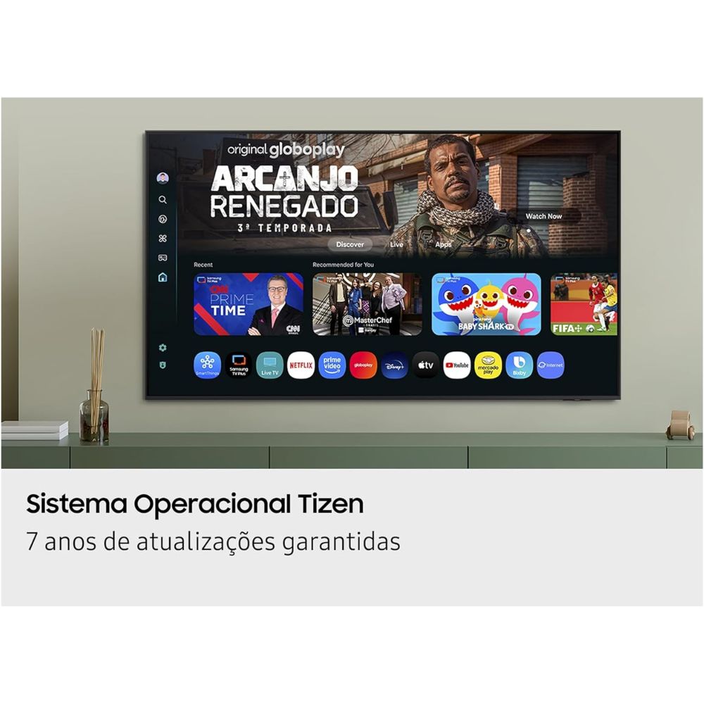 Smart TV Samsung 65" 4K Crystal UHD Wi-Fi Tizen UN65U8100 - Imagem 3