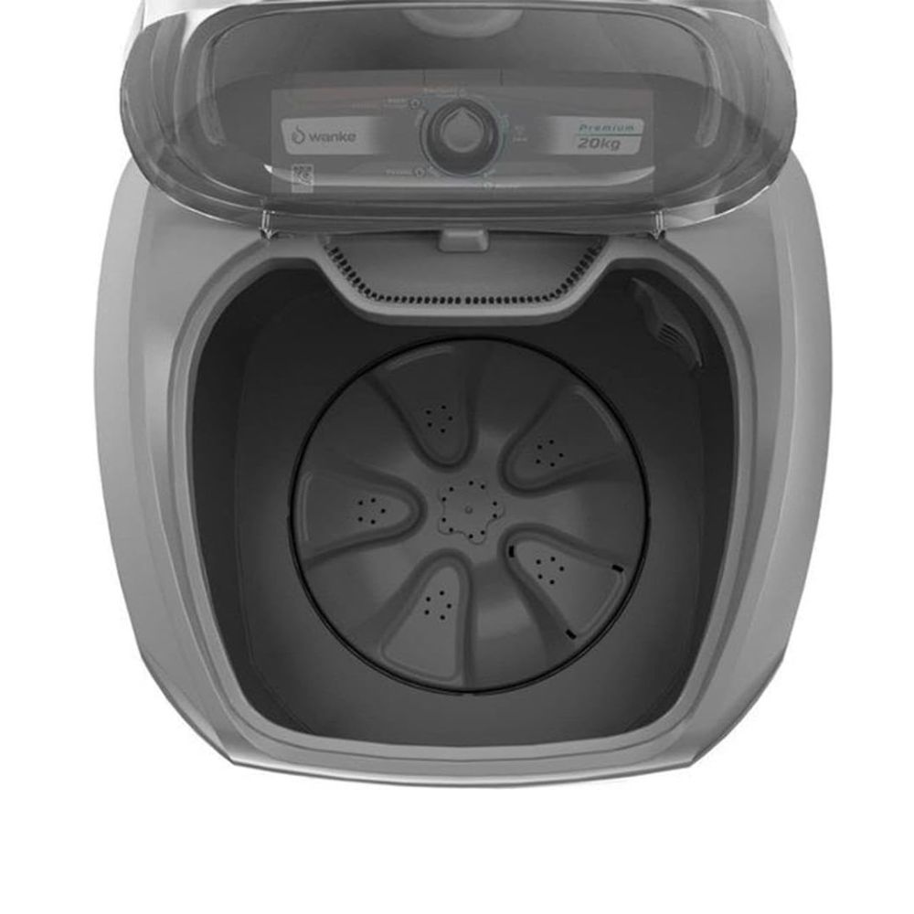 Lavadora de Roupas Wanke Premium 20kg Silver - Imagem 4