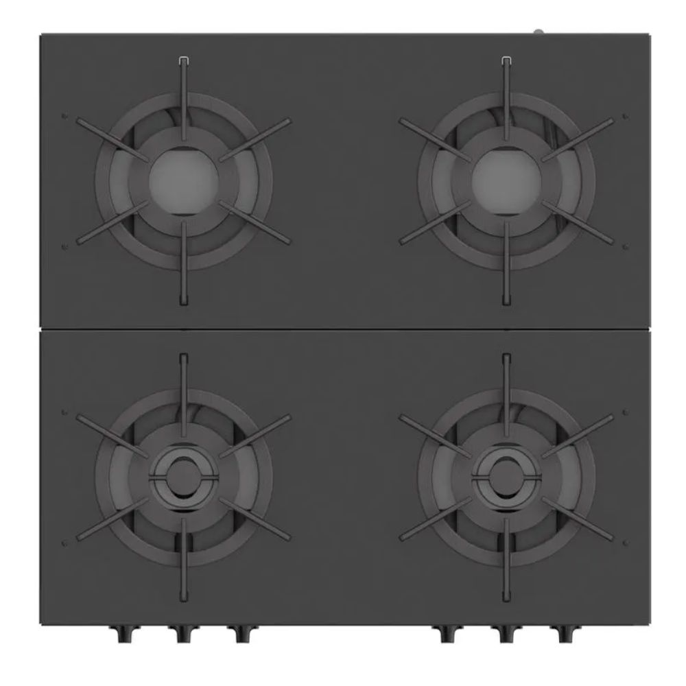 Fogão Industrial Dako Couraçado 4 Bocas Preto - Imagem 6