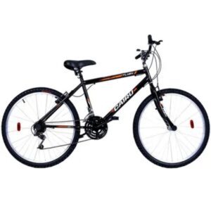 Bicicleta Cairu Flash Pop Bike Aro 26 Preto/Laranja
