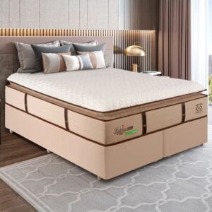 Colchão Cama Box King Gazin Lazzari BlueWave 193x203