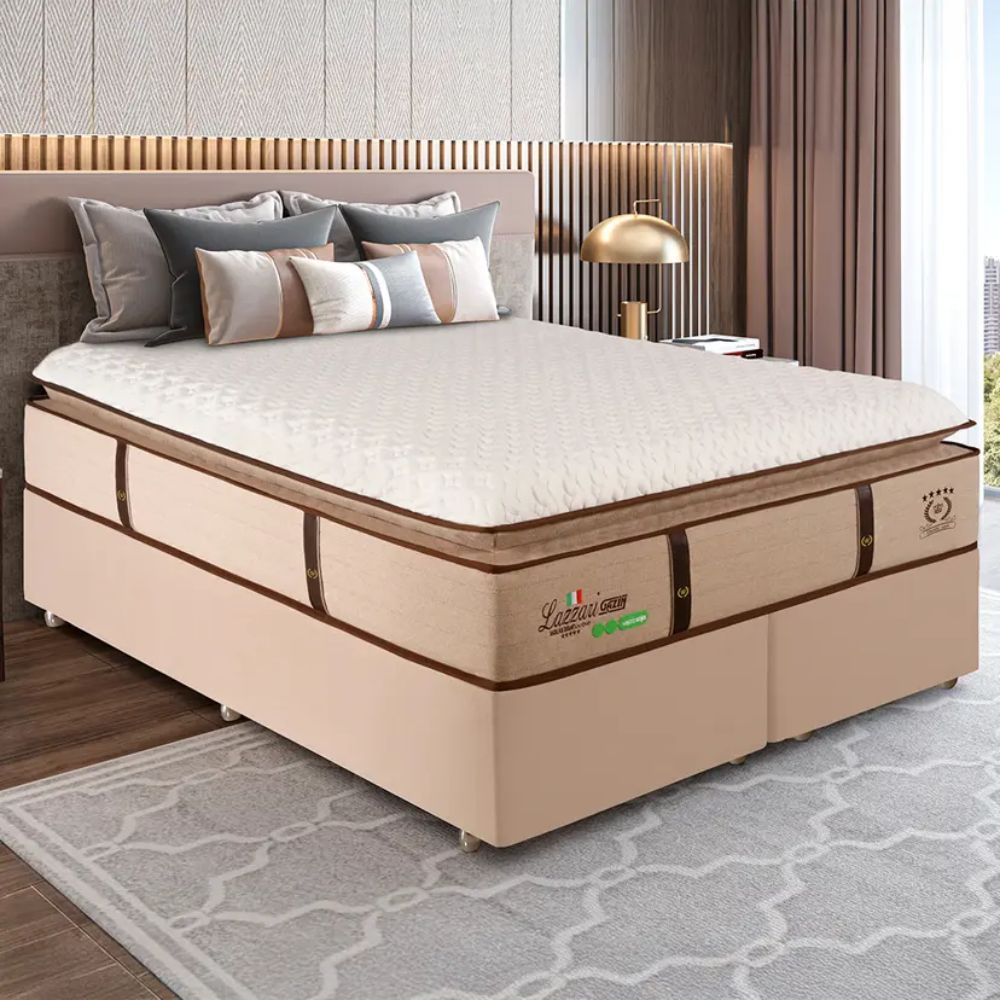 Colchão Cama Box King Gazin Lazzari BlueWave 193x203