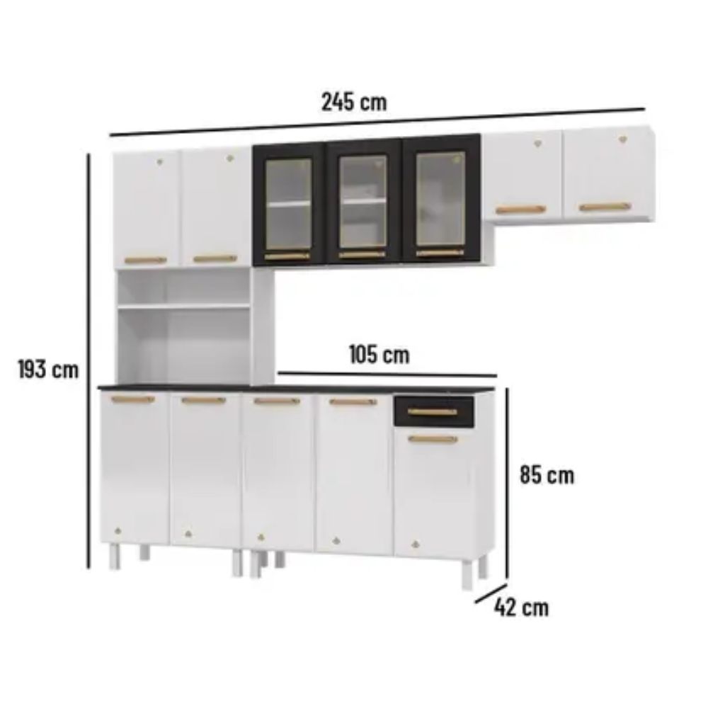 Cozinha de Aço Compacta Telasul Diamante - Imagem 11