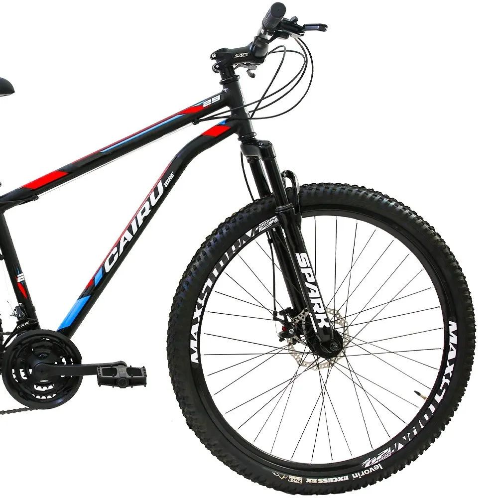 Bicicleta Cairu Flash Aro 29 Preta/Vermelha - Imagem 3