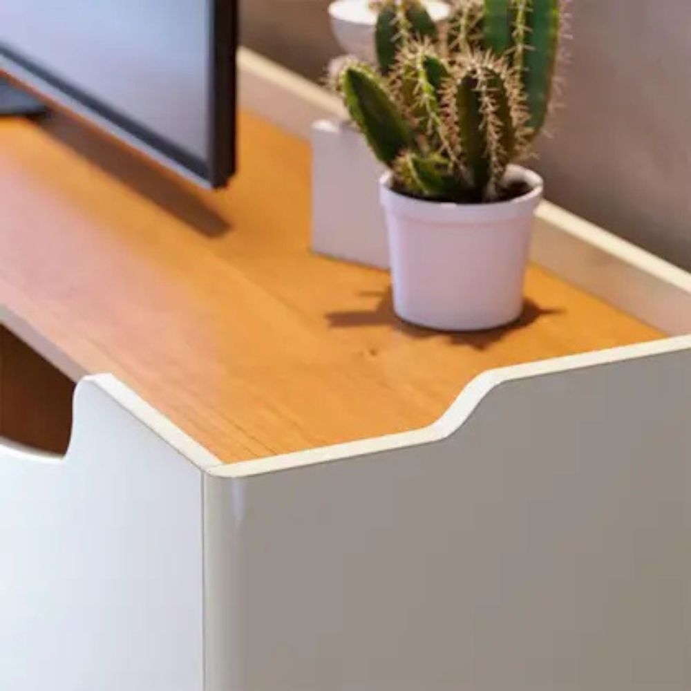 Rack Bancada Studio 1.8 Off White Nature — Imcal - Imagem 4