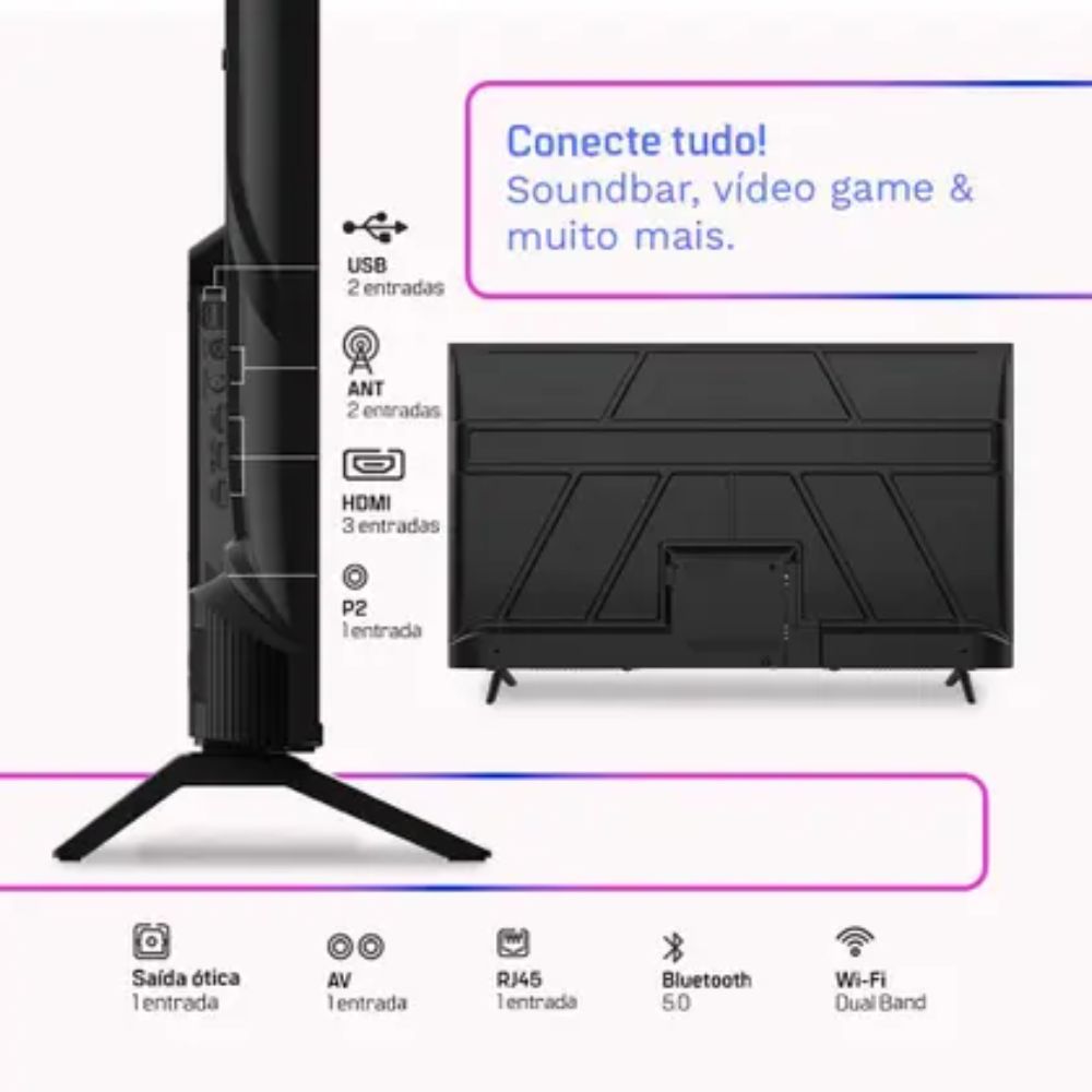 Smart TV HQ QLED 65" 4K - Imagem 3