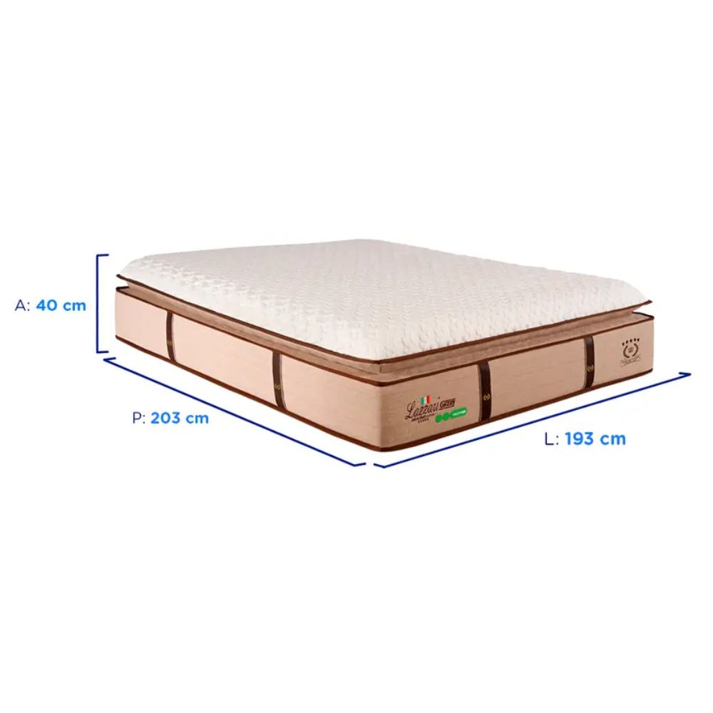 Colchão Cama Box King Gazin Lazzari BlueWave 193x203 - Imagem 4