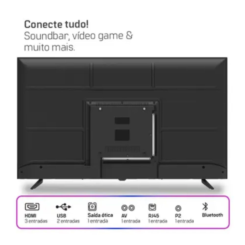 Smart TV HQ 40" Full HD Android 12 - Imagem 4