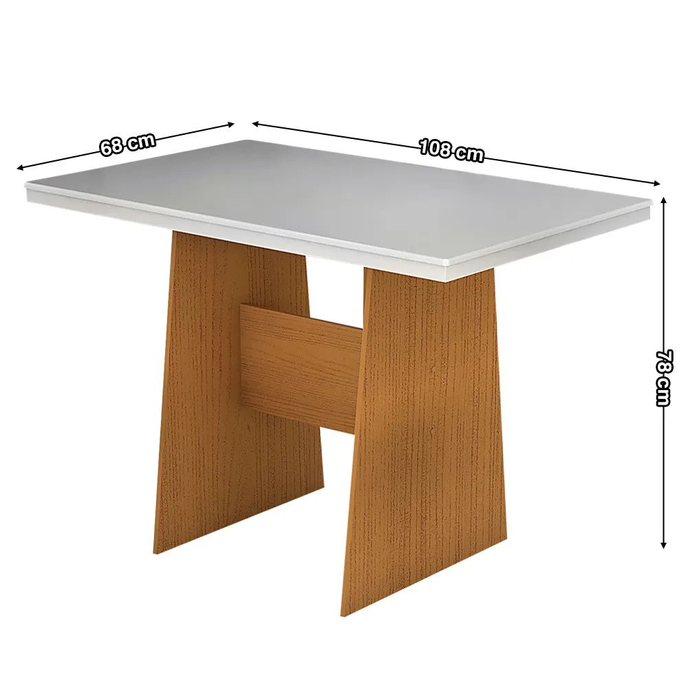 Conjunto de Mesa Destak com 4 Cadeiras Siena – São Carlos - Imagem 5