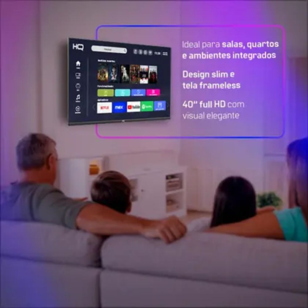 Smart TV HQ 40" Full HD Android 12 - Imagem 5