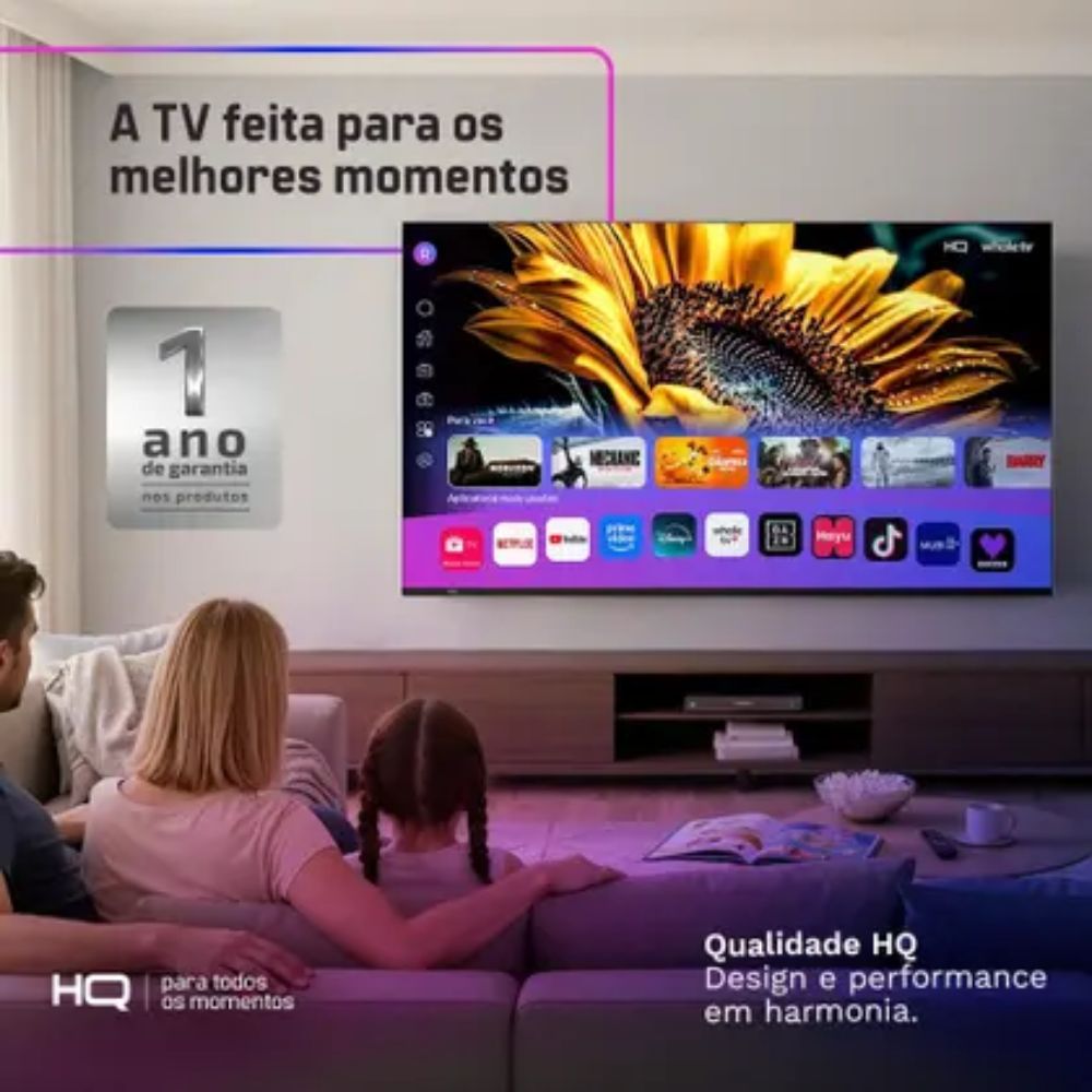 Smart TV HQ QLED 75" 4K UHD - Imagem 7