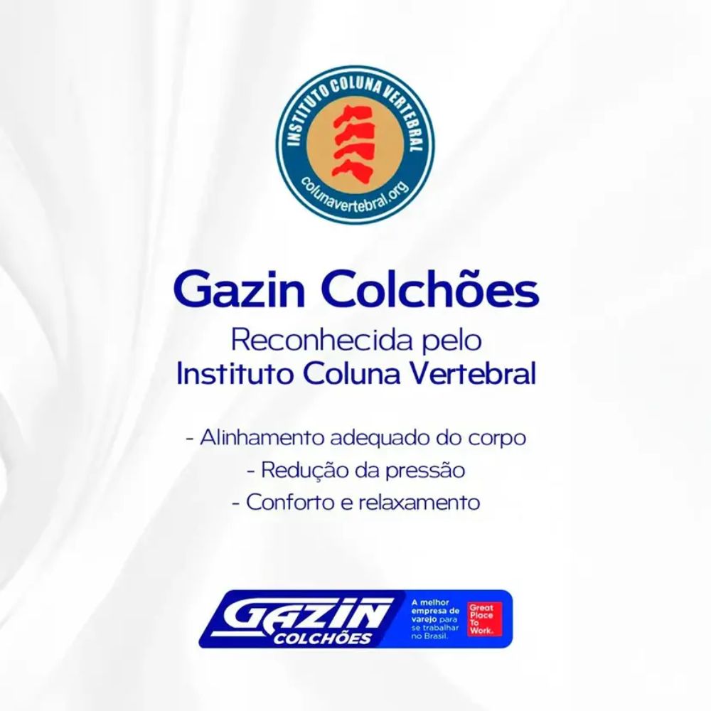Colchão Cama Box King Gazin Lazzari BlueWave 193x203 - Imagem 9